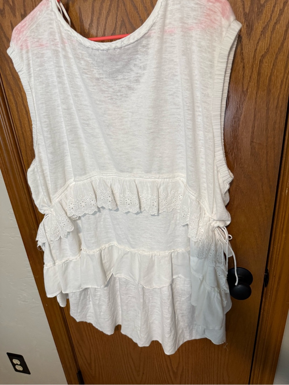 Free People Ruffled Sleeveless Tunic